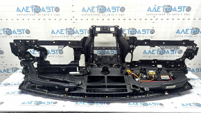 Торпедо передняя панель с AIRBAG Ford Mustang mk6 21-23 черная, ржавый пирапатрон