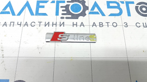 Емблема напис S-Line крила передня права Audi A6 C8 19-25