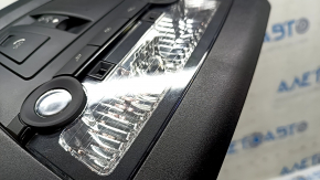 Плафон освещения передний BMW X3 F25 15-17 под панораму с кнопкой SOS, черный, царапины на стекле
