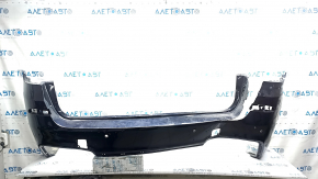 Бампер задній голий BMW X3 F25 11-17 під парктроніки, M Sport, чорний 416, надриви, подряпини, зламані кріплення