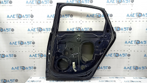 Дверь голая задняя правая Audi A6 C8 19-21 синий LX5B, тычка