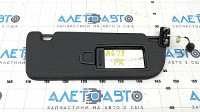 Козирок правий Audi A6 C8 19-23 під підсвічування, чорний, без гачка, під хімчистку