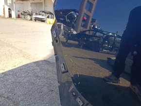 Четверть крыло задняя правая Lincoln MKZ 13-20 на кузове, синяя, вмятинки, тычки