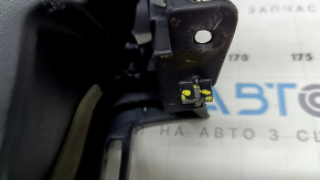 Торпедо передняя панель без AIRBAG Lincoln MKZ 13-20 черная, потерта, надорвана, сломаны крепления, трещины в креплениях, надломаны крепления