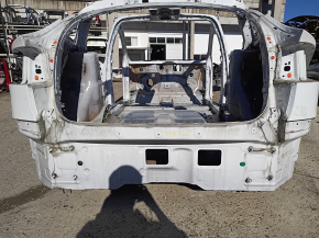 Задняя панель Tesla Model X 22-26 белая PPSW, 2 части, на кузове