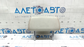 Подголовник 2 ряда центральный BMW X3 F25 11-17 кожа elfenbein-weiss с красной строчкой, Sport, под химчистку