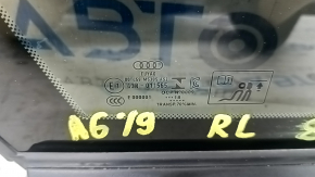 Маркировка и код детали на форточке для Audi A6 C8.