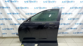 Двері в зборі передня ліва Honda Accord 23-26 keyless, чорний NH731P, подряпини, пісок, розсохся ущільнювач, в клею