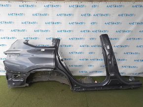 Чверть крило задня права Toyota Highlander 20-26 під BSM графіт, з центральною стійкою, відпиляна, тички
