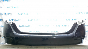Бампер задній голий Honda Accord 23-26 без парктроніків, чорний NH731P, подряпини, потертості.