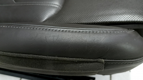 Водительское сидение Audi A6 C8 19-25 с airbag, электрическое, подогрев, вентиляция и массаж, кожа коричневая, темно-серый пластик, Comfort, под чистку, царапины