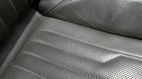 Водительское сидение Audi A6 C8 19-25 с airbag, электрическое, подогрев, вентиляция и массаж, кожа коричневая, темно-серый пластик, Comfort, под чистку, царапины