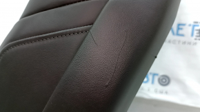 Пасажирське сидіння Audi A6 C8 19-25 з airbag, електричне, підігрів, вентиляція та масаж, шкіра коричнева, темно-сірий пластик, Comfort, під чищення, подряпини