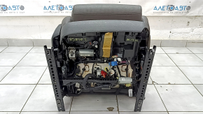 Пасажирське сидіння Audi A6 C8 19-25 з airbag, електричне, підігрів, вентиляція та масаж, шкіра коричнева, темно-сірий пластик, Comfort, під чищення, подряпини