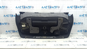 Обшивка крышки багажника Audi A6 C8 19-25 черная, с механизмом, потерта, царапины