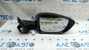Дзеркало бічне праве у зборі Honda Accord 23-5 пінів, підігрів, BSM, чорна, подряпини