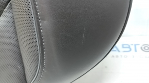 Подушка заднего ряда сидений 2 ряд Audi A6 C8 19-25 кожа коричневая, Comfort, замята, царапины