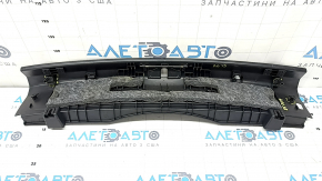Накладка проема багажника Audi A6 C8 19-25 черная, царапины, надломаны крепления