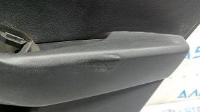 Обшивка дверей картка задня права Honda Accord 23-26 чорна шкіра, підлокітник шкіра, подряпини, під чистку, прим'ята шкіра