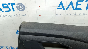Обшивка дверей картка задня права Honda Accord 23-26 чорна шкіра, підлокітник шкіра, подряпини, під чистку, прим'ята шкіра