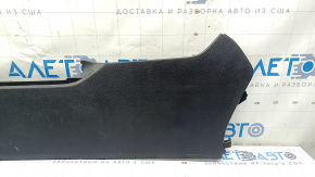 Накладка центральной консоли боковая левая Honda Accord 23-26 большая, черная, потерта, царапины