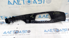Накладка збоку пасажирського сидіння права BMW X3 F25 11-17 чорна, під електро, подряпини, надламане кріплення