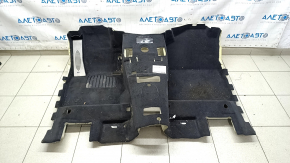 Покриття підлоги переднє BMW X3 F25 11-17 чорне, M-Sport, під хімічне чищення, надірваний поролон, подряпина на хромі