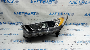 Фара передня ліва в зборі Ford Escape MK3 17-19 рест, галоген+led, світла, без кріплення, пісок, потертості, подряпини