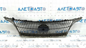 Решетка радиатора grill Lexus RX450h 10-12 дорест, царапины, трещина, вздулся хром