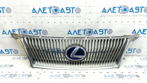 Решетка радиатора grill Lexus RX450h 10-12 дорест, царапины, трещина, вздулся хром
