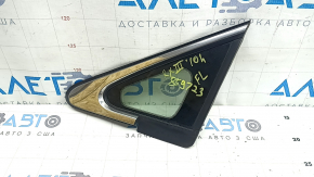 Форточка глухое стекло передняя левая Lexus RX350 RX450h 10-15 царапины на хроме