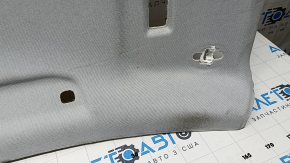 Обшивка потолка Toyota Prius 50 16-20 серая, без люка, под химчистку, заломы, потерта
