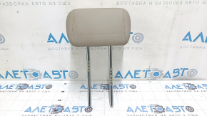 Подголовник 2 ряда центральный Ford Escape MK3 17-19 рест, кожа серая, серая строчка