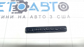 Емблема напис QUATTRO двері багажника Audi Q3 83A 19-25 чорний глянець