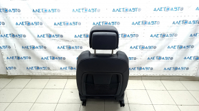 Пассажирское сидение Audi Q3 83A 19-23 с airbag, S-Line, электрическое, механическая подпорка коленей, подогрев, кожа черная, вставки алькантара, белая строчка, царапины на пластике, под чистку