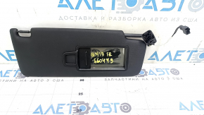 Козирок правий Audi Q3 83A 19-25 чорний, без гачка, під підсвічування, зламане кріплення