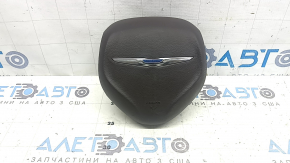 Подушка безопасности airbag в руль водительская Chrysler Pacifica 17-21 коричневая, потерта