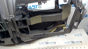 Торпедо передняя панель без AIRBAG Nissan Murano z52 15-18 черная, погнута часть корпуса, царапины