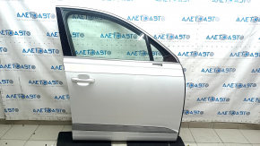 Двері в зборі передні права Audi Q7 16-19 алюміній, keyless, білий LC9A, сірий мат накладка