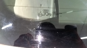 Дверь багажника голая со стеклом Audi Q7 16-19 алюминий, белый LC9A