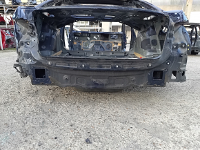 Задня панель Audi A6 C8 19-24 у зборі 2 частини, на кузові, синя, зам'ята