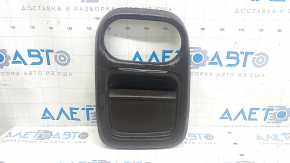 Накладка центральной консоли верхняя Chrysler Pacifica 18-22 коричневая, хром, царапины