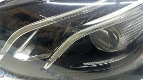 Фара передняя левая в сборе Mercedes W213 E 17-19 LED, надломано крепление, под полировку