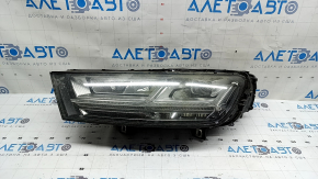 Фара передня ліва в зборі Audi Q7 16-19 LED, під полірування, вигорів LED