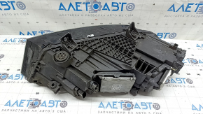 Фара передняя левая в сборе Audi Q7 16-19 LED, под полировку, выгорел LED