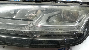 Фара передняя левая в сборе Audi Q7 16-19 LED, под полировку, выгорел LED