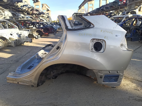 Четверть крыло задняя левая Lexus RX300 RX330 RX350 RX400h 04-09 на кузове, золотистая, корозия