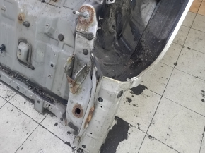 Четверть крыло задняя правая Lexus RX300 RX330 RX350 RX400h 04-08 на кузове, золотистая, корозия, тычки, вмятина