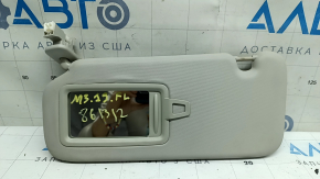Козирок лівий Mazda 3 19-26 сірий, без гачка, під чищення