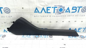 Накладка центральной консоли боковая левая Mazda 3 19-26 4d Mexico built, кожа, черная, под чистку